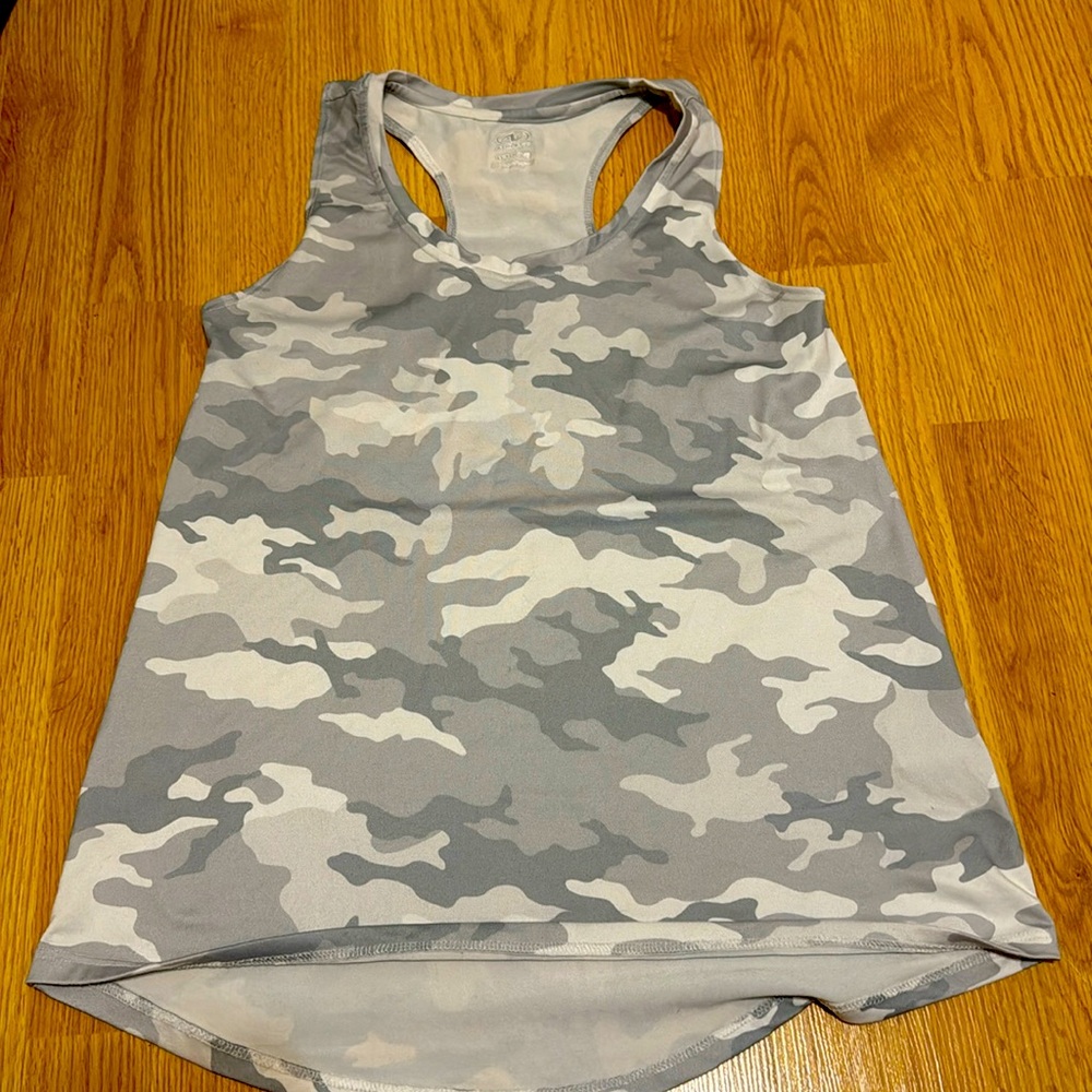 Camo racerback tank